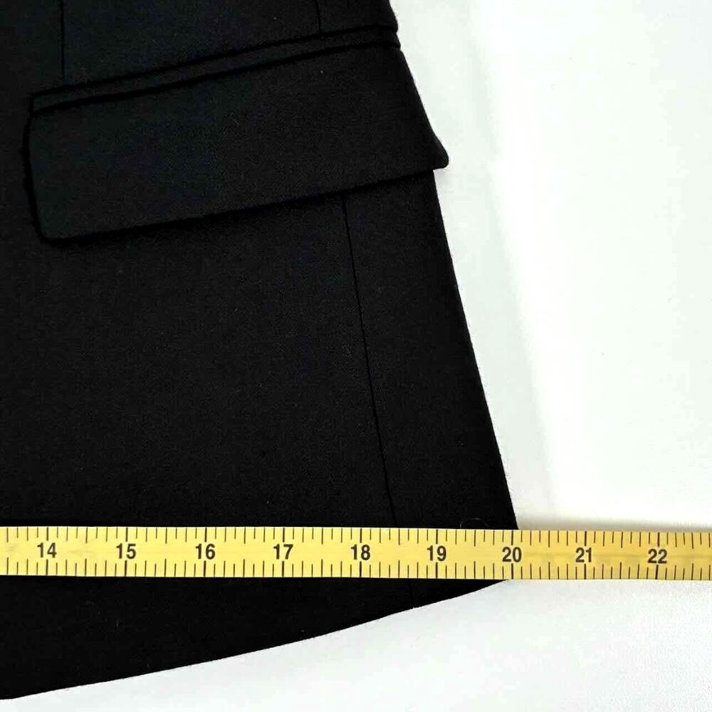 J. Crew Women's Black Wool Blend Original Schoolboy Blazer - Size 8 - Picture 6 of 10